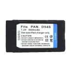Compatibele Panasonic CGP-D54 batterij 7.2V 5400mAh voor Panasonic camera's