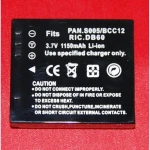 Compatibele Panasonic S005 BCC12 batterij voor digitale camera's en camcorders