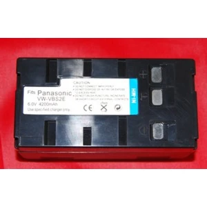 Compatibele Panasonic VBS-2E batterij 6V 4000mAh voor digitale camera's