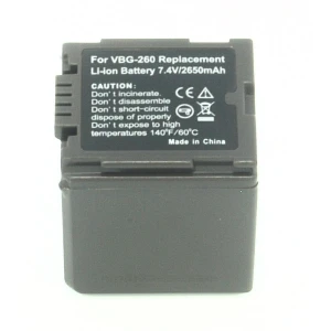 Compatibele Panasonic VW-VBG260 batterij voor digitale camera's en camcorders