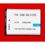 Compatibele Samsung SB-1137D Li-Ion batterij 7.4V 1000mAh voor camera's
