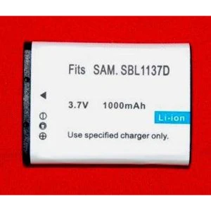 Compatibele Samsung SB-1137D Li-Ion batterij 7.4V 1000mAh voor camera's