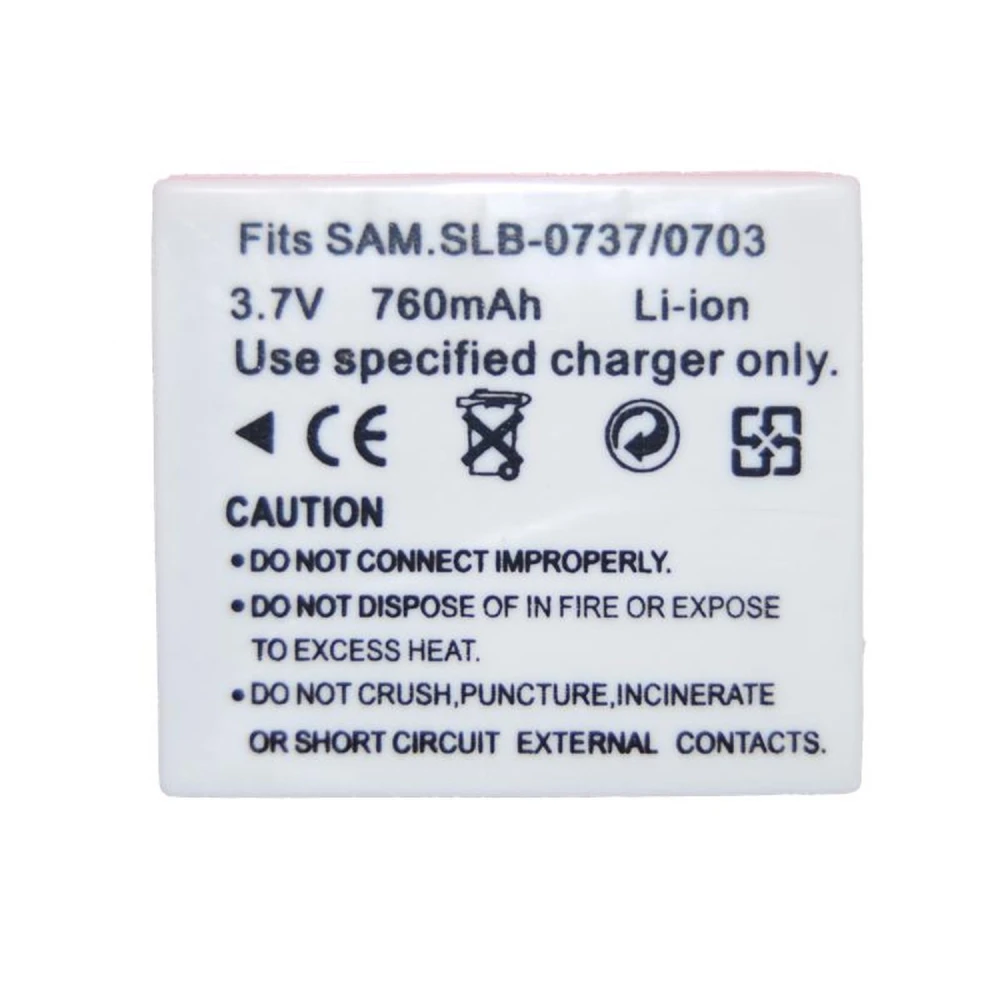 Compatibele Samsung SB-L0737 batterij voor Samsung digitale camera's