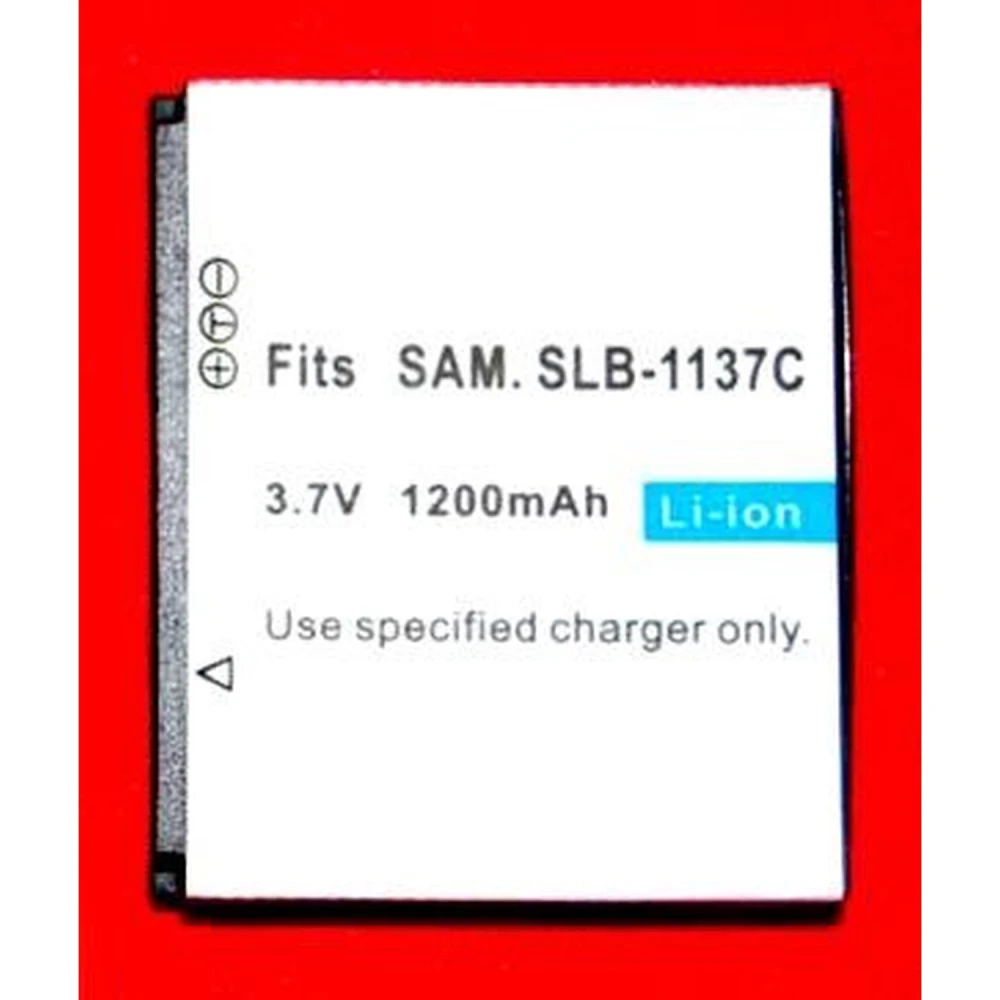 Compatibele Samsung SB-L1137C batterij Li-Ion 7.4V 1600mAh voor camera's