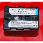 Compatibele Sony NP-FM90 QM91 batterij voor camcorders en digitale camera's