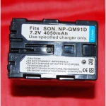 Compatibele Sony NP-QM91D batterij voor digitale camera's en videocamera's van Sony