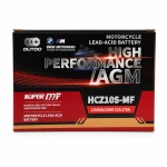 Motoraccu AGM 12V 9Ah OUTDO HCZ10S-MF - Compatibel met Yuasa YTZ10S(-BS) / GTZ10S / ETZ10S
