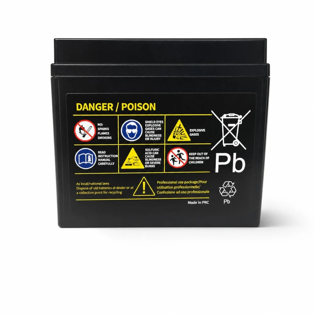 Motoraccu AGM 12V 10Ah OUTDO UTX12-BS(MF) - Compatibel met Yuasa YTX12-BS / GTX12-BS / ETX12-BS