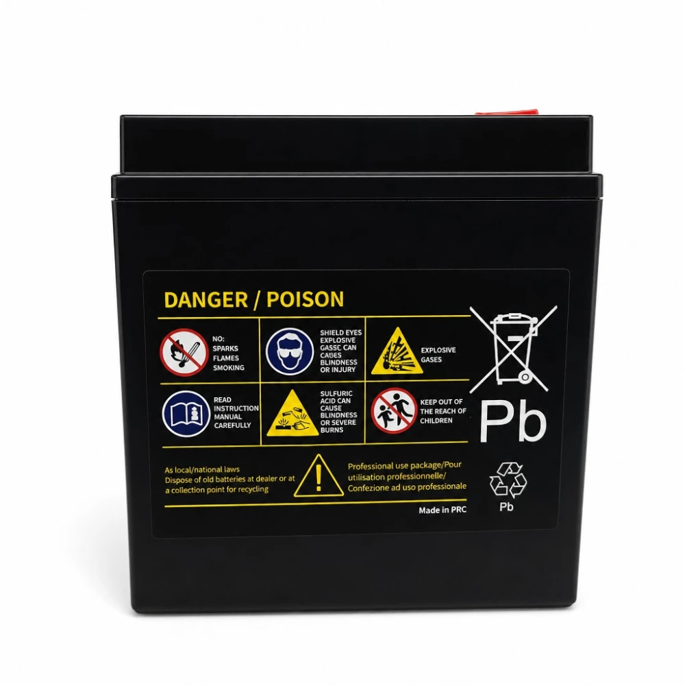 Motoraccu AGM 12V 14Ah OUTDO UTX16-BS(MF) - Compatibel Yuasa YTX16-BS / GTX16-BS / ETX16-BS / 16-B