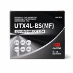 Motoraccu AGM 12V 4Ah OUTDO UTX4L-BS(MF) - Compatibel met Yuasa YTX4L-BS / GTX4L-BS / ETX4L-BS