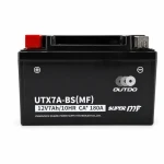 Motoraccu AGM 12V 7Ah OUTDO UTX7A-BS(MF) - Compatibel met Yuasa YTX7A-BS / GTX7A-BS / ETX7A-BS