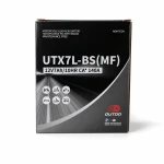 Motoraccu AGM 12V 7Ah OUTDO UTX7L-BS(MF) - Compatibel met Yuasa YTX7L-BS / GTX7L-BS / ETX7L-BS