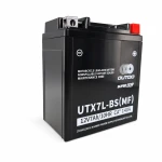 Motoraccu AGM 12V 7Ah OUTDO UTX7L-BS(MF) - Compatibel met Yuasa YTX7L-BS / GTX7L-BS / ETX7L-BS