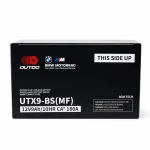 Motoraccu AGM 12V 9Ah OUTDO UTX9-BS(MF) - Compatibel met Yuasa YTX9-BS / GTX9-BS / ETX9-BS