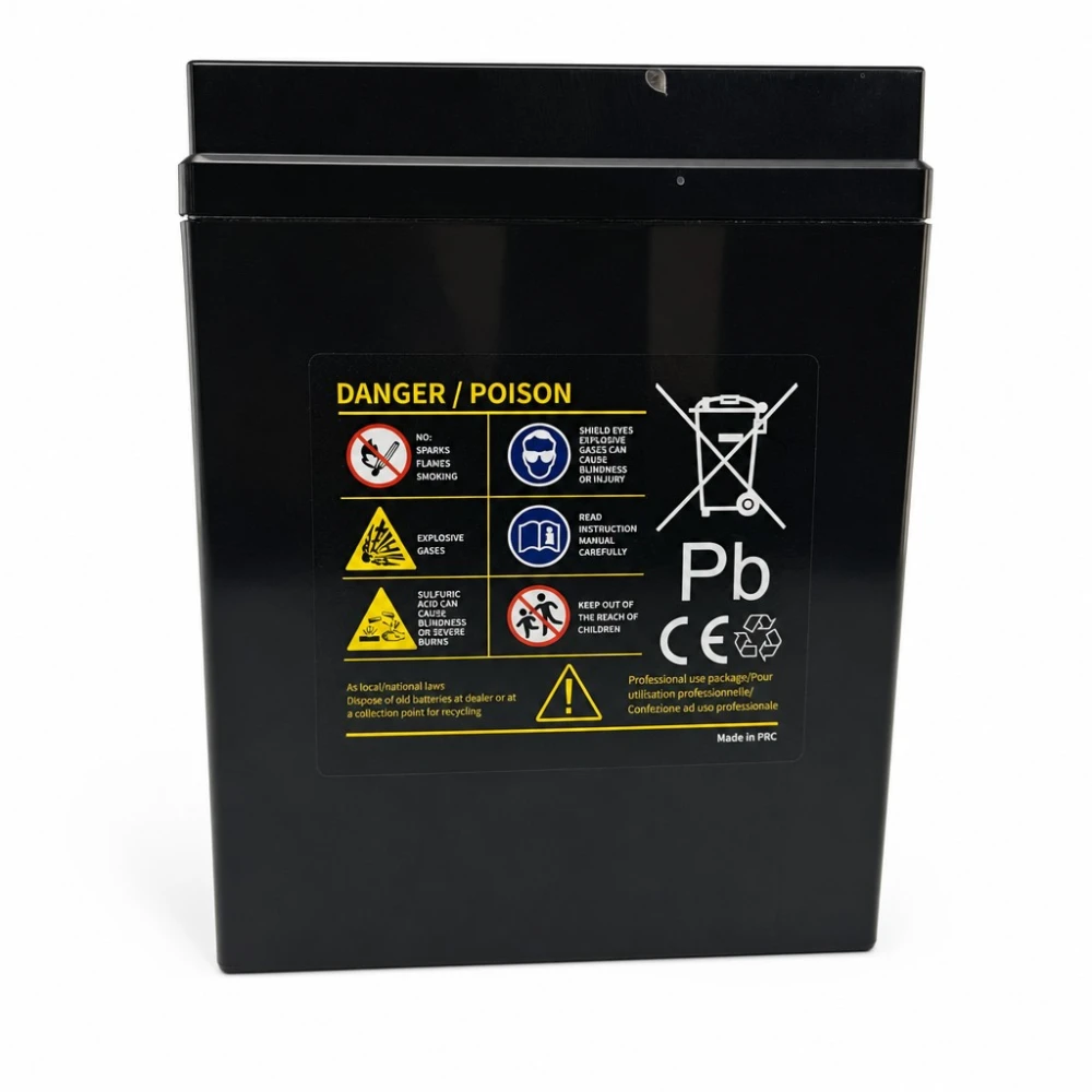 Motoraccu AGM 12V 12Ah OUTDO YB12AL-BS(MF) - Compatibel met Yuasa YB12AL-A2 / GS YB12AL-A2 / 12N12-4A-1 (flooded vergelijkbaar)