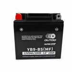 Motoraccu AGM 12V 9Ah OUTDO YB9-BS(MF) - Compatibel met Yuasa YB9-B / GS GM9Z-3B-1 / GS YB9-B / 12N9-4B-1 (flooded)
