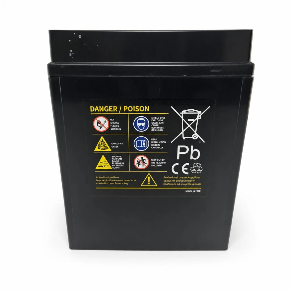 Motoraccu AGM 12V 9Ah OUTDO YB9-BS(MF) - Compatibel met Yuasa YB9-B / GS GM9Z-3B-1 / GS YB9-B / 12N9-4B-1 (flooded)