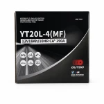 Motoraccu AGM 12V 18Ah OUTDO YT20L-4(MF) - Compatibel met Yuasa YTX20L-BS / GTX20L-BS / ETX20L-BS / Y50-N18L-A