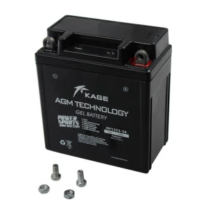 Motoraccu YB3L-B gel 12V 3Ah voor Yamaha en compatibele motoren