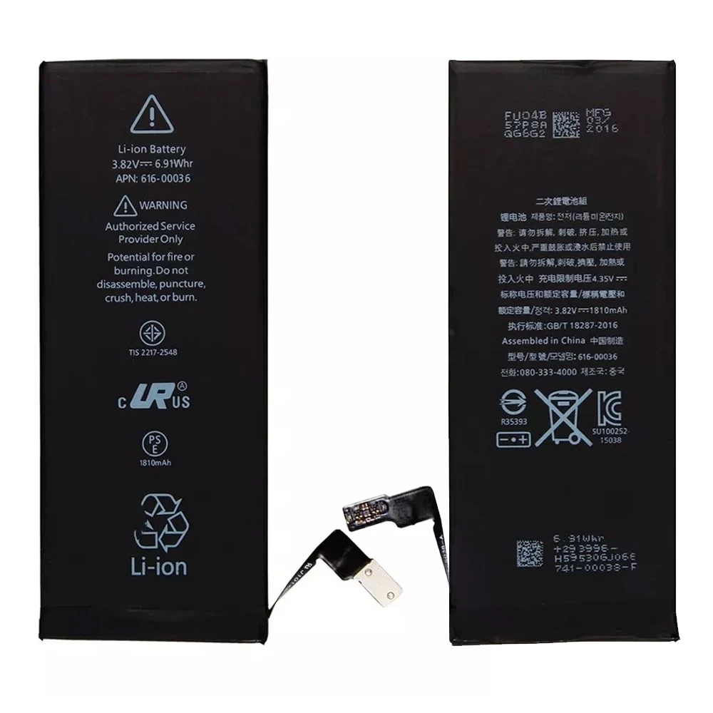 Originele iPhone 6s batterij 4,7 inch APN 616-00033 1715mAh