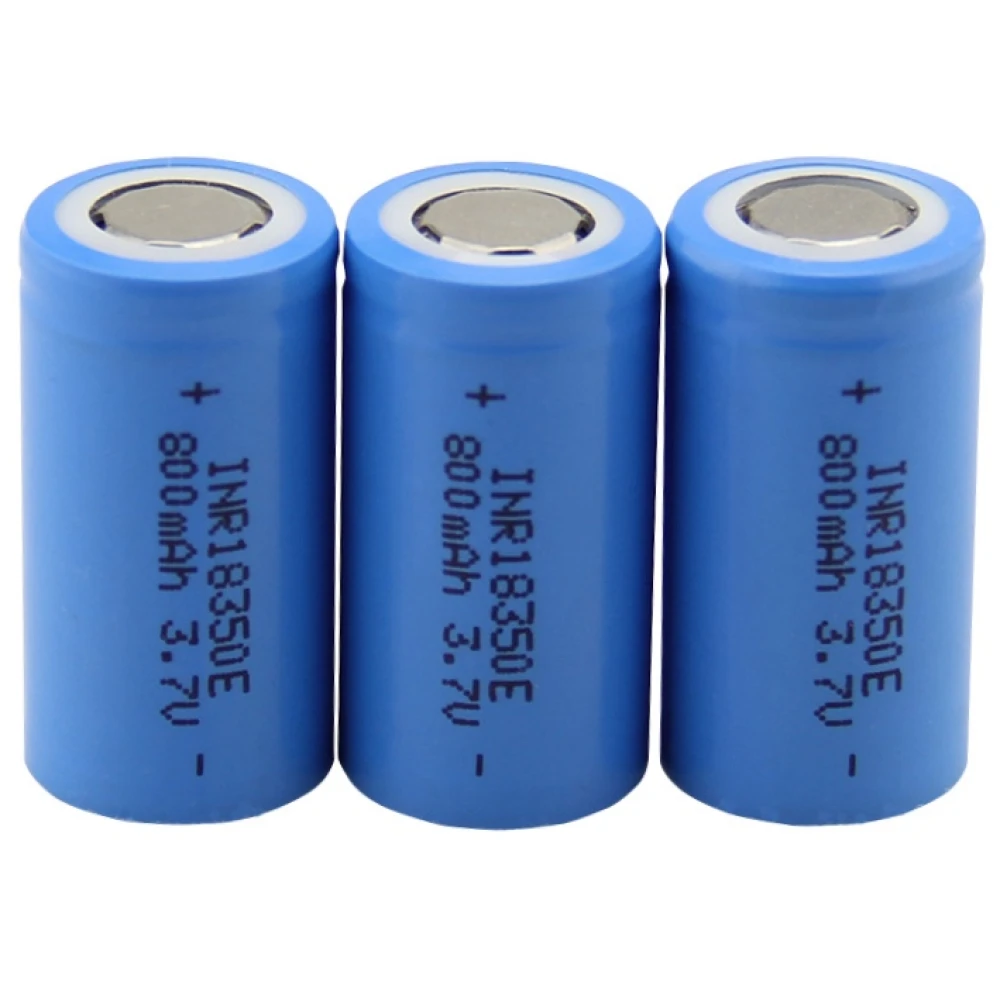 Bateria recargable 18350 800mAh 3,7V con protección contra sobrecargas
