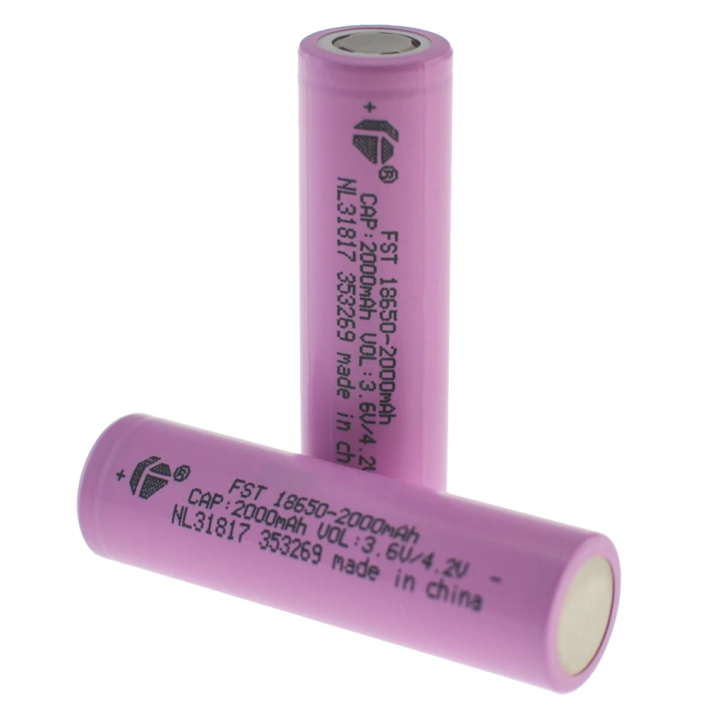 Oplaadbare 18650 2000mAh 3,7V lithiumbatterij Satkit