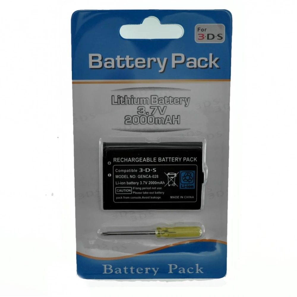 Oplaadbare batterij voor Nintendo 3DS 3,7v 2000mah compatibel en duurzaam