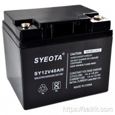 Loodgel Batterij Sy12v/40ah Sy40-12