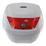 Universele motor topkoffer 28L wit - helmkoffer voor 1 helm