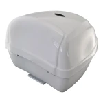 Universele motor topkoffer 28L wit - helmkoffer voor 1 helm