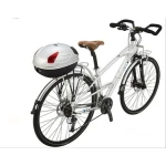 Fietskoffer voor helm 17L wit JZH-818 voor 1 helm