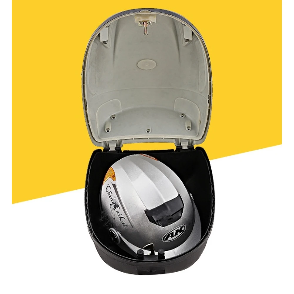 Fietskoffer voor helm 17L wit JZH-818 voor 1 helm