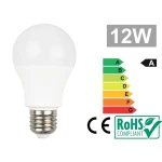 LED-lamp E27 12W 3000K met warm licht en laag verbruik
