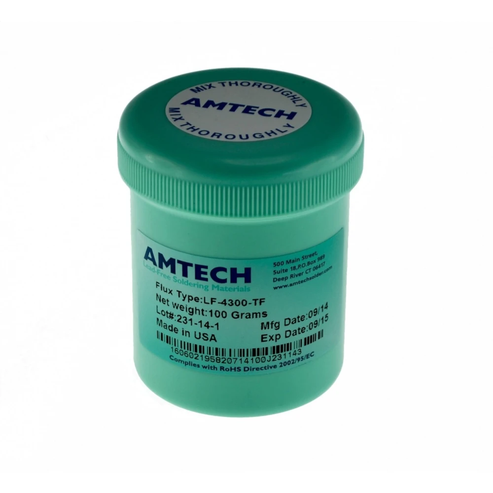 Originele 100cc pot Amtech LF-4300-TF soldeervloeimiddel voor professioneel solderen