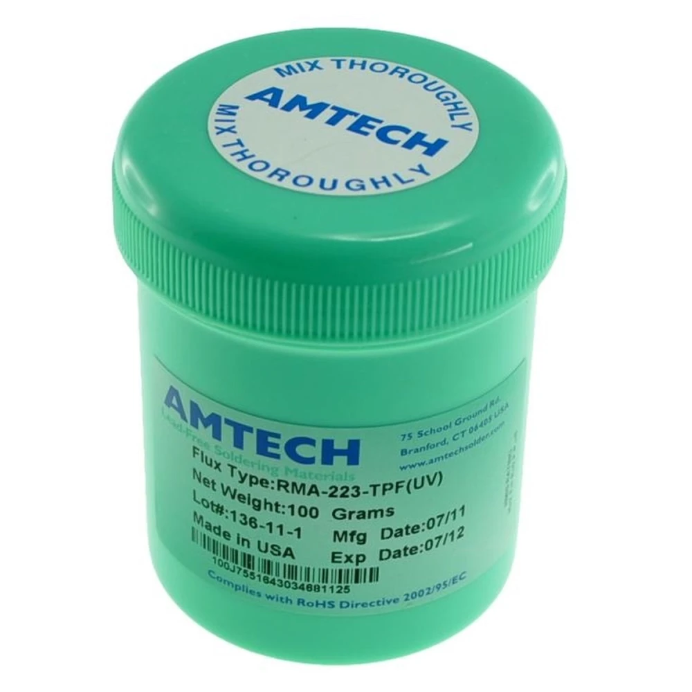 Amtech RMA-223-TPF(UV) solder flux 100cc voor elektronisch solderen