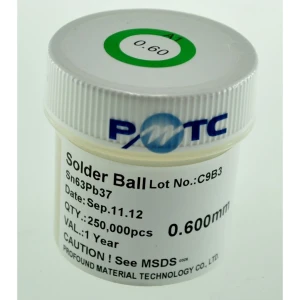 Loodhoudende soldeerballen 0,76mm 250.000 stuks voor solderen