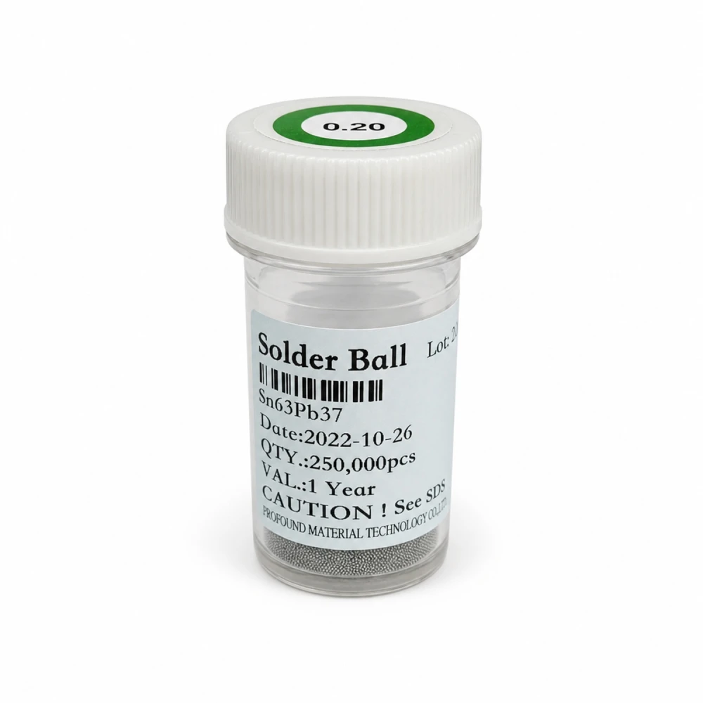 Pot soldeerbolletjes met lood 0,20mm 250.000 stuks voor BGA-soldeerwerk