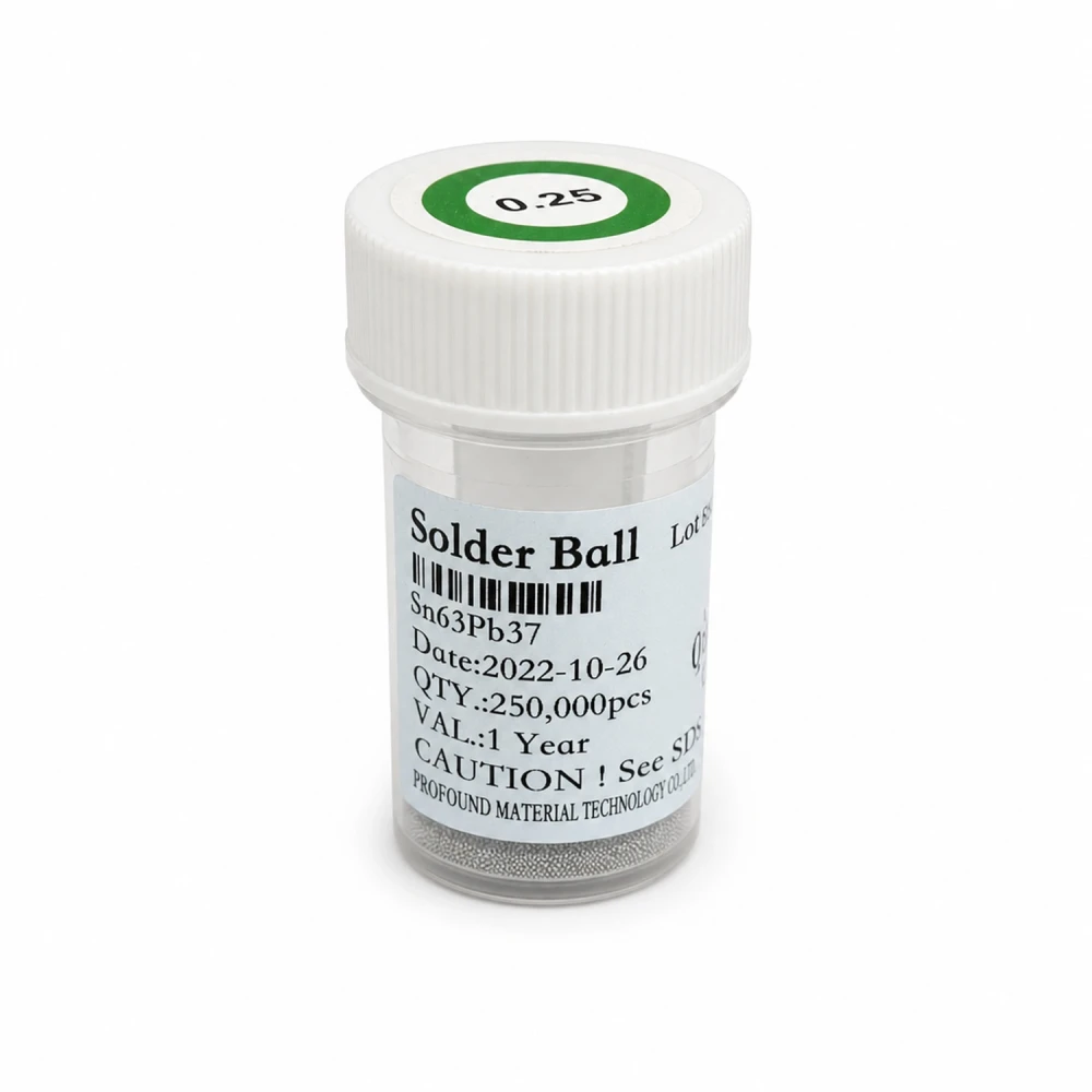 Pot soldeerbolletjes met lood 0,25mm 250.000 stuks voor BGA-soldeerwerk