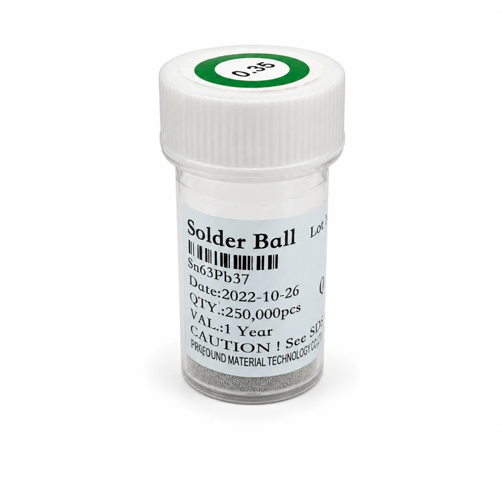 Pot soldeerbolletjes met lood 0,35mm 250.000 stuks voor BGA-soldeerwerk