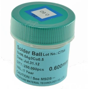 Loodvrije soldeerballen 0,76mm 250.000 stuks voor solderen