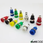 BS4302 2-pack 4mm vrouwelijke aansluitingen rood-zwart voor panelen