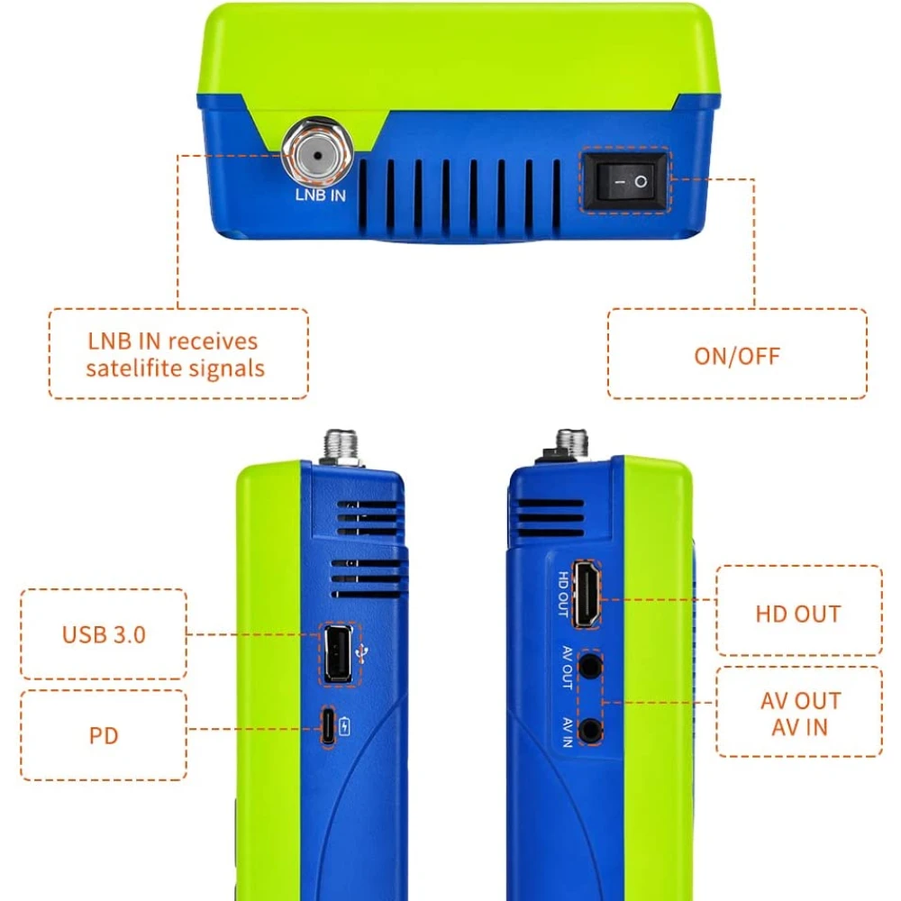 Buscador de satélites DVB-S2 Freesat V8 Finder con control DiSEqC