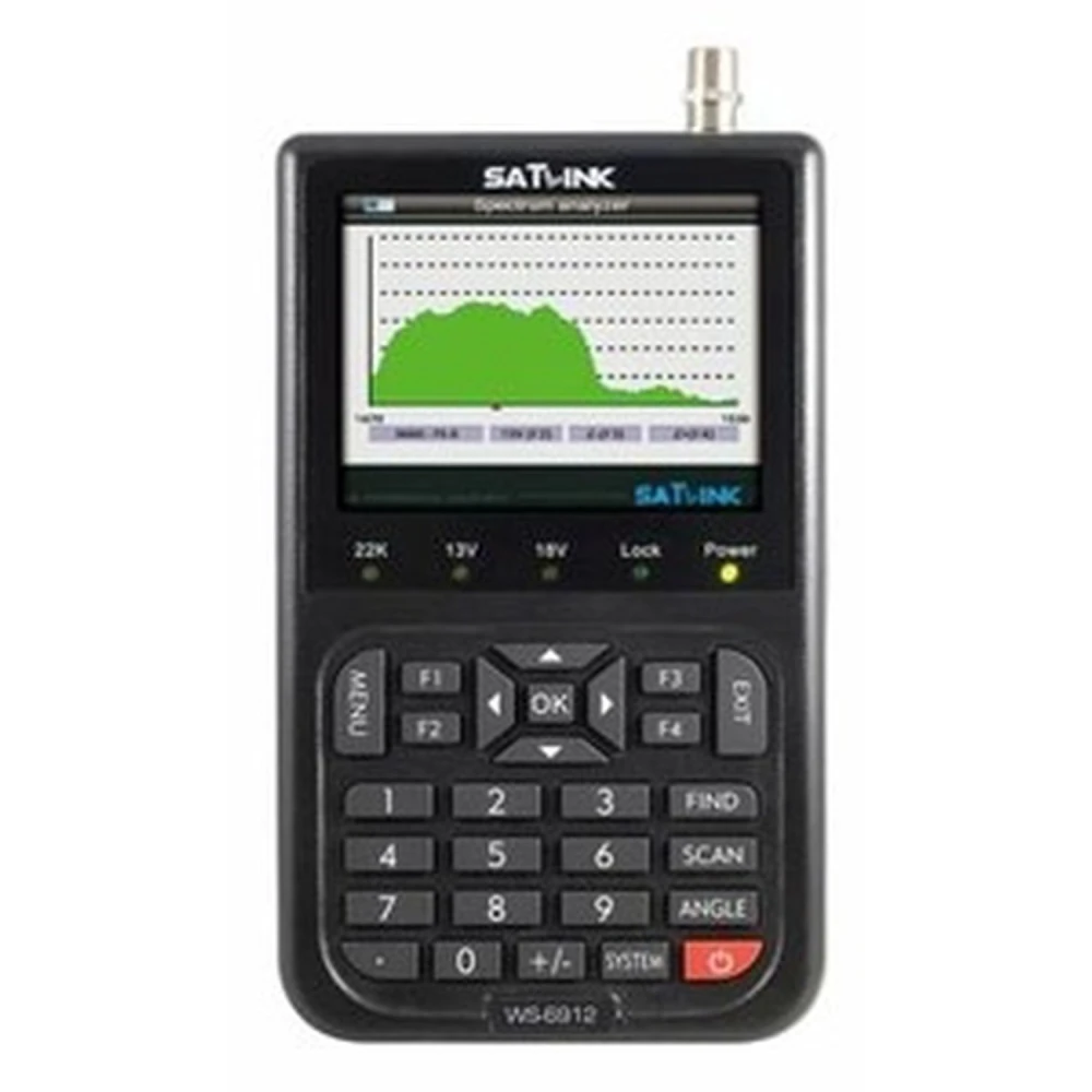 Satellietzoeker Satlink WS-6912 voor DVB-S/DVB-S2 - draagbare signaalmeter
