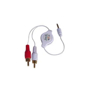 Retractable stereo-audiokabel voor iPod iPhone 3G MP3