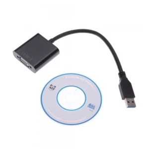 satkit USB 3.0 naar VGA kabelconverter voor monitor 1080p - satkit