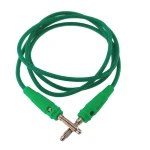 Flexibele banana testkabel male-male 4mm 1m groen 14AWG