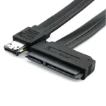 eSATA naar SATA 22 pin kabel met 22-pins eSATA+USB combo connector