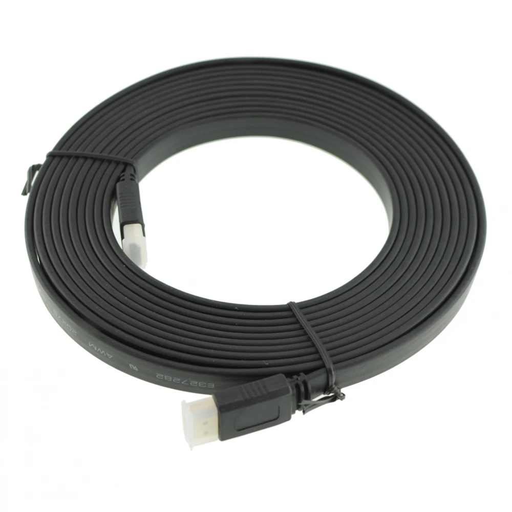 Platte HDMI-kabel 5 meter voor PS3 en Xbox360 met High Speed 1.4