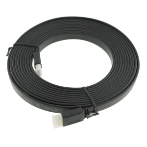 Platte HDMI-kabel 5 meter voor PS3 en Xbox360 met High Speed 1.4