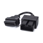 Kia OBD1 naar OBD2-kabel: 20Pin naar 16Pin diagnose-adapter compatibel met KIA